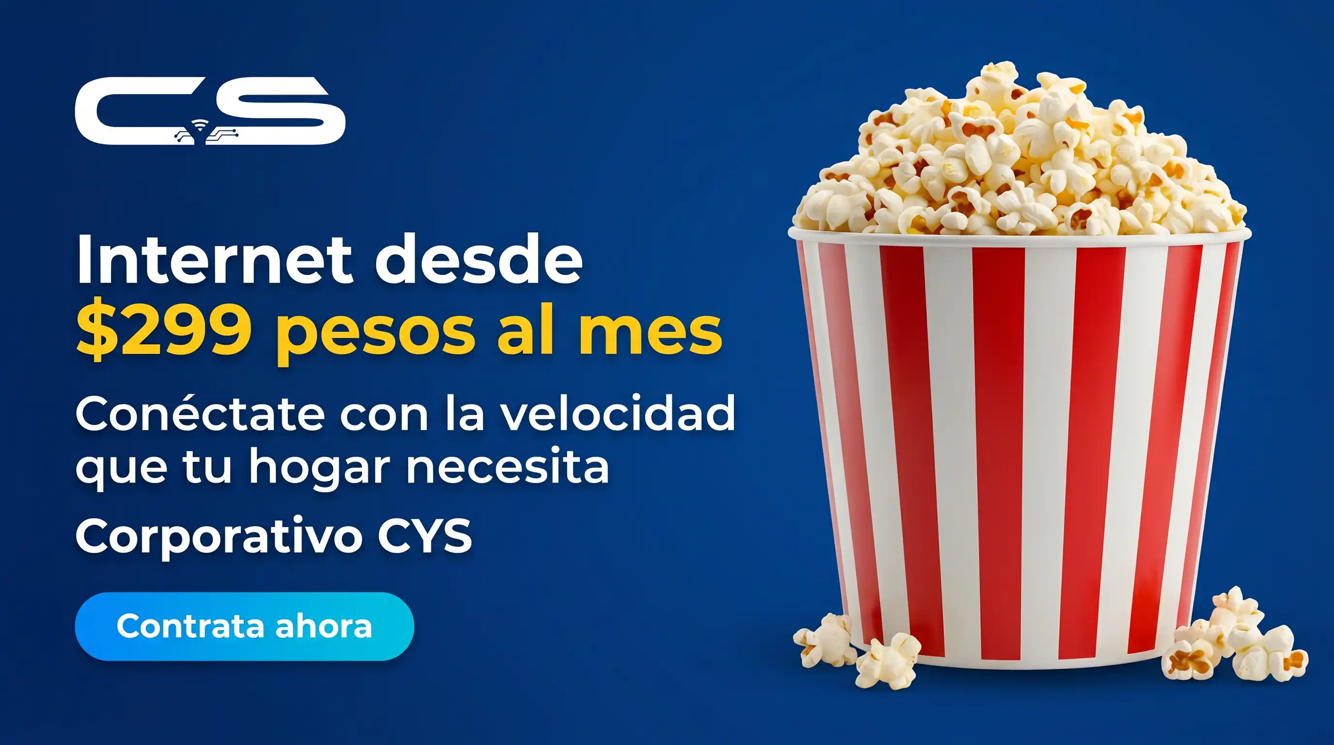 Internet desde $299 pesos al mes — Corporativo CYS